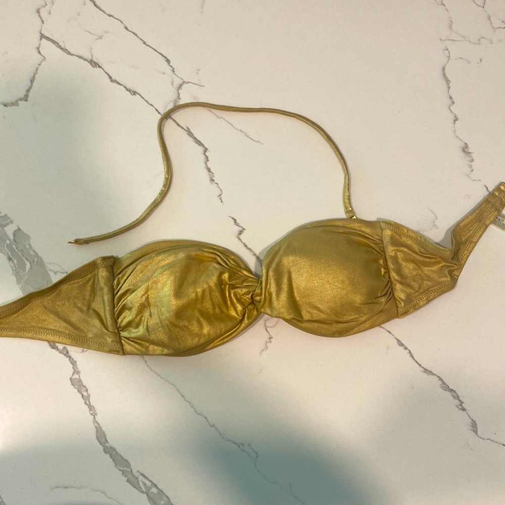 Victoria’s Secret Gold bikini top